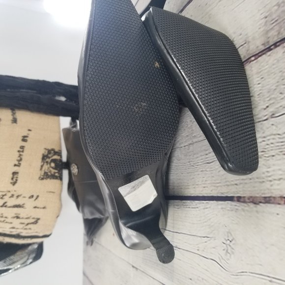 Mia 2 Black Knee High Boots10M - Picture 4 of 8